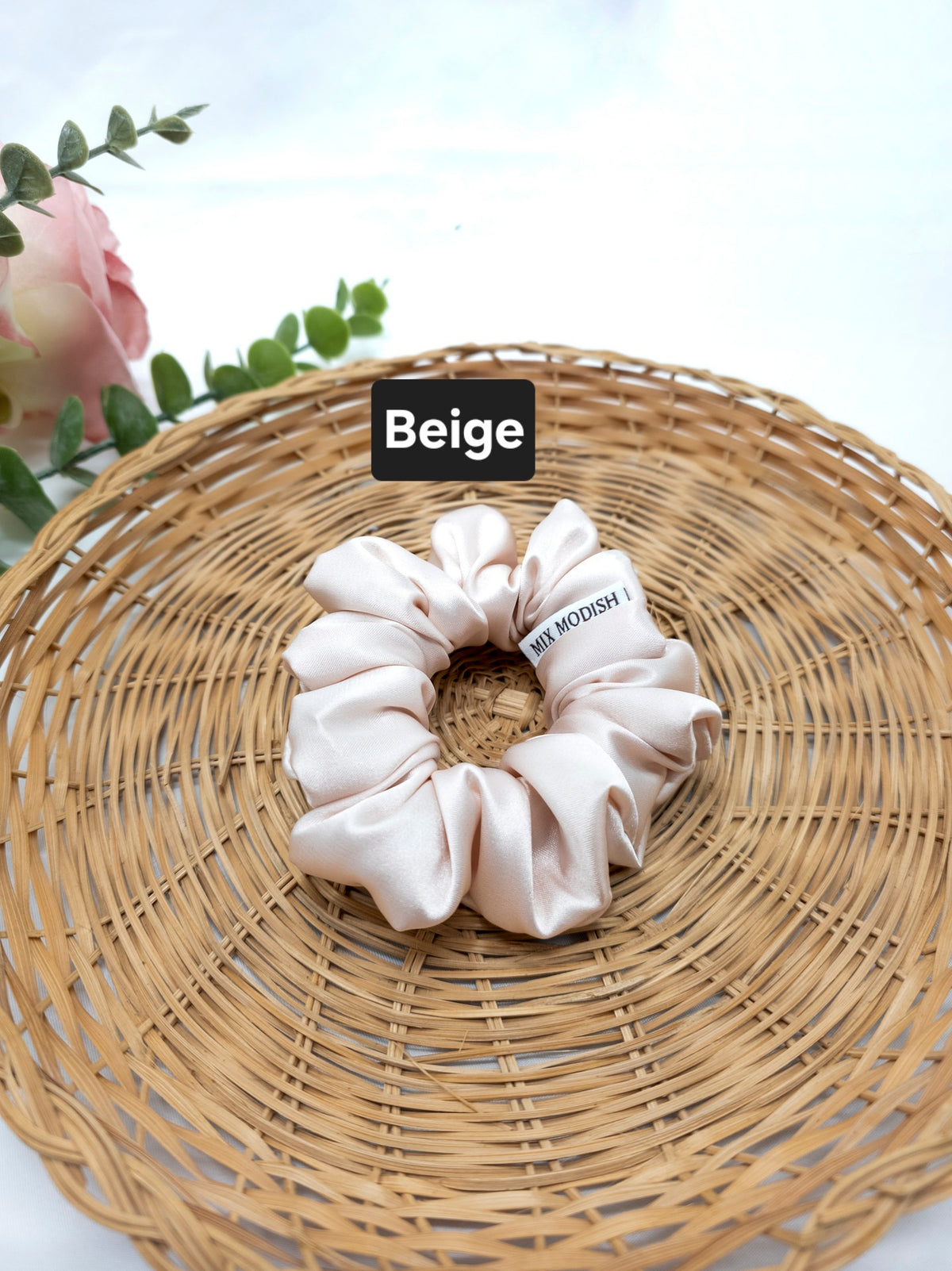 Regular Satin Scrunchies, Handmade Hair Ties, Ponytail Bands