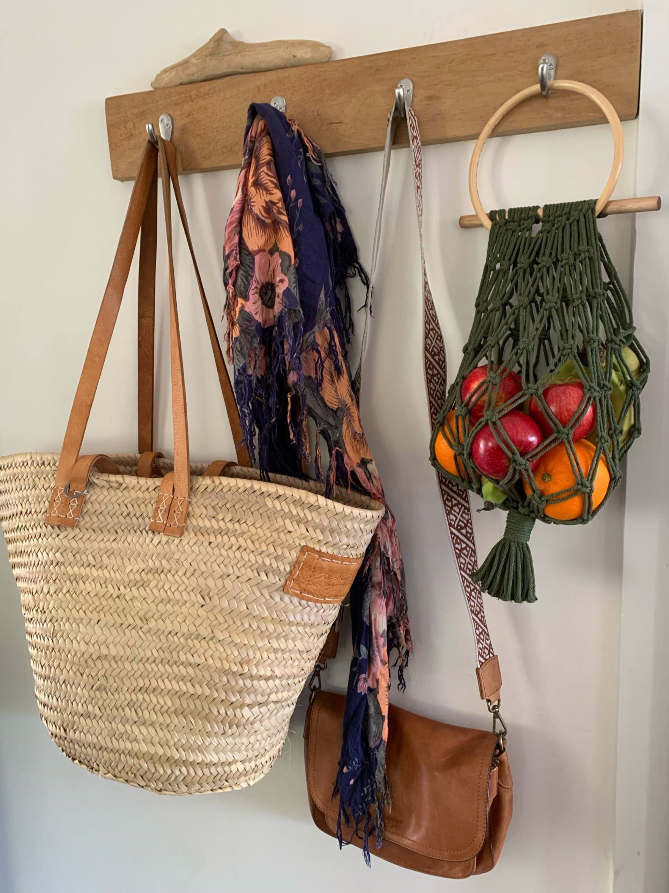 Macrame Hanging Fruit Basket