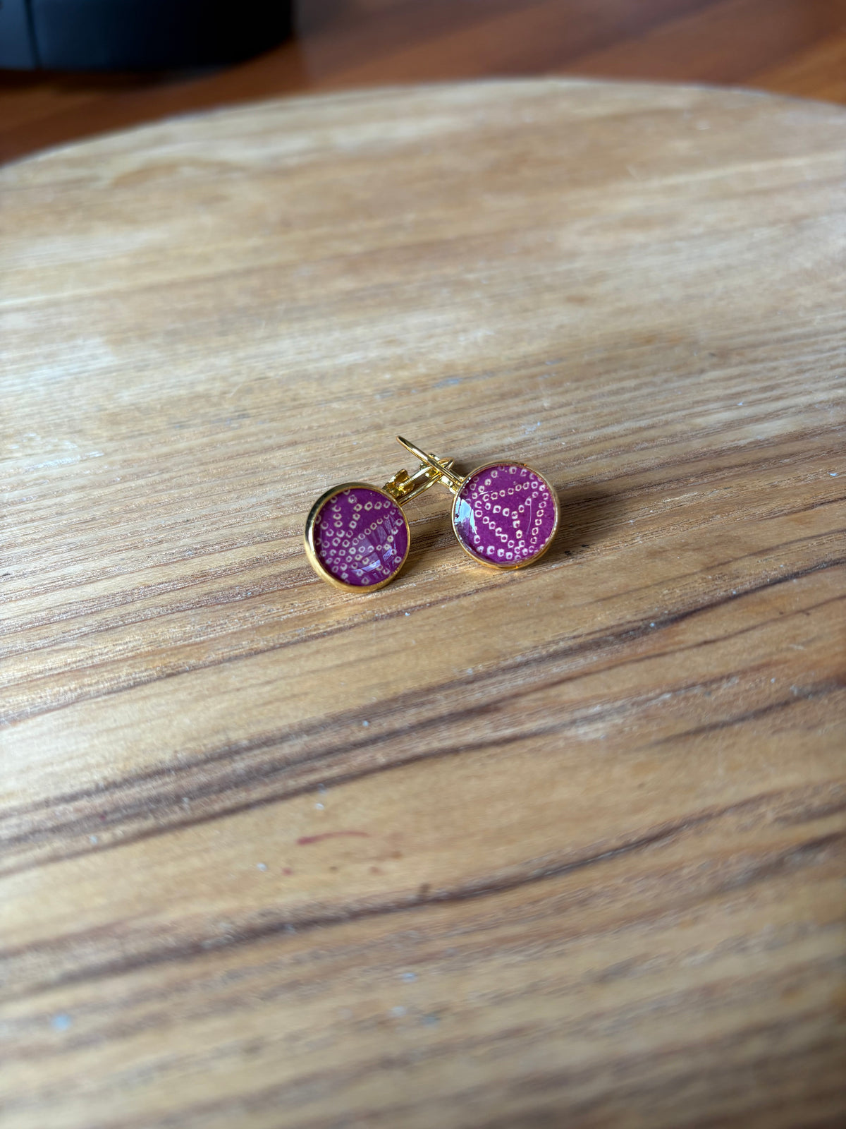 Japanese paper Resin earrings