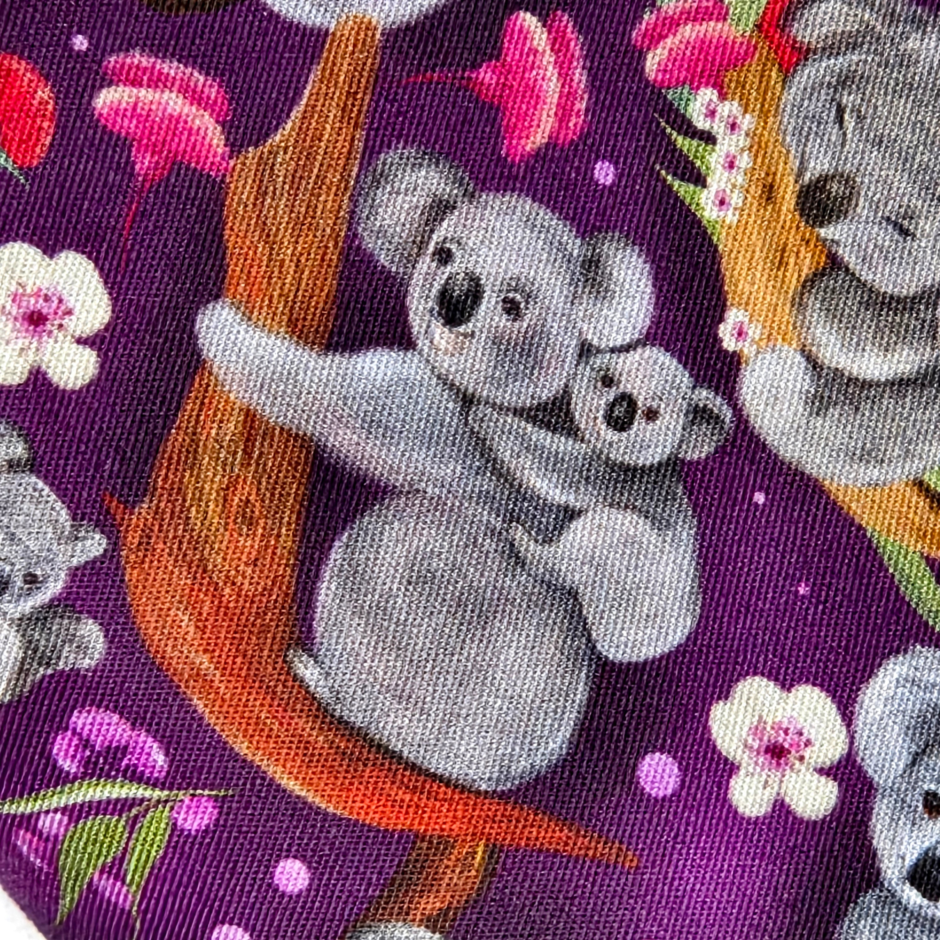 Pencil case in pretty koala fabric