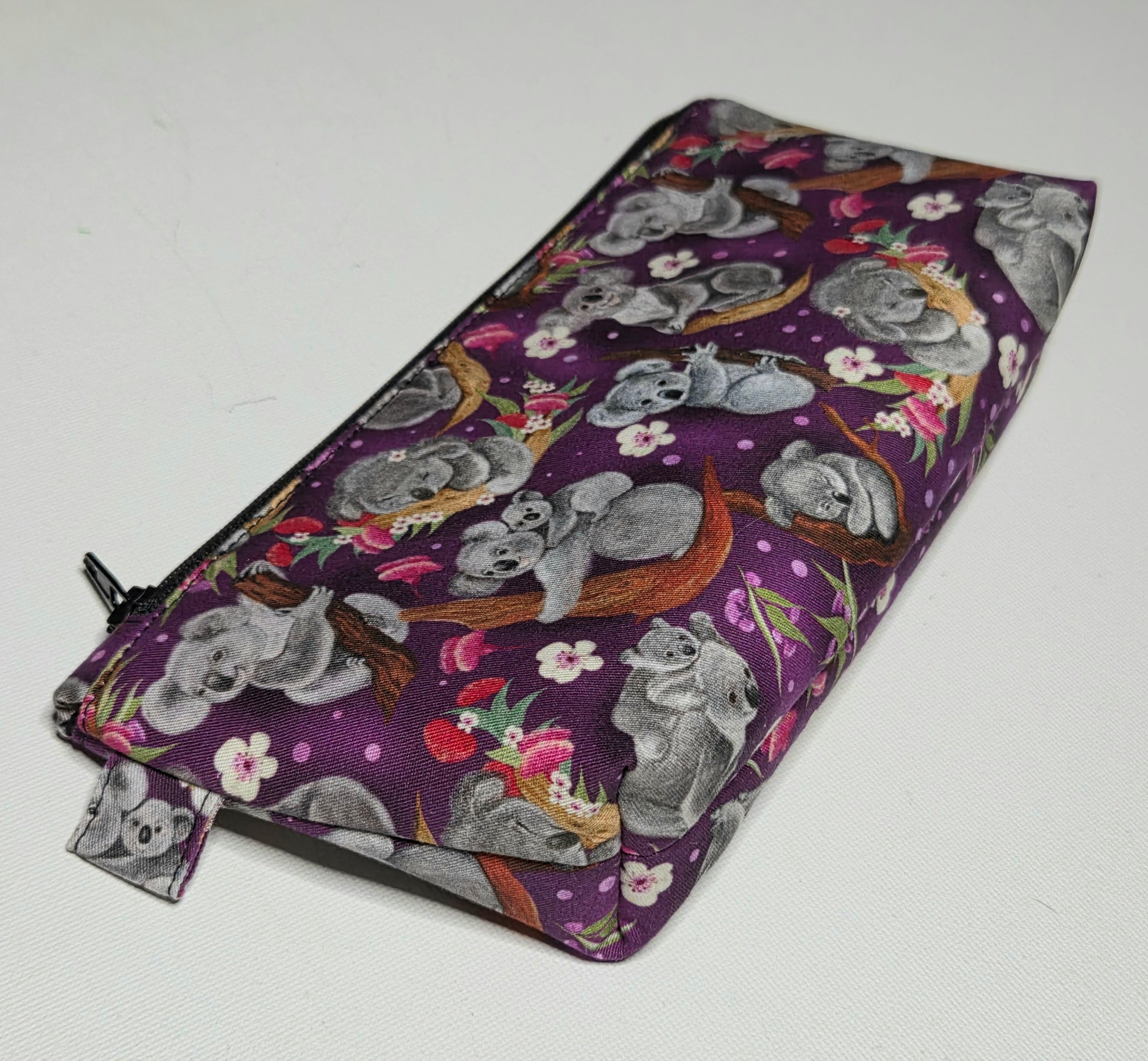 Pencil case in pretty koala fabric