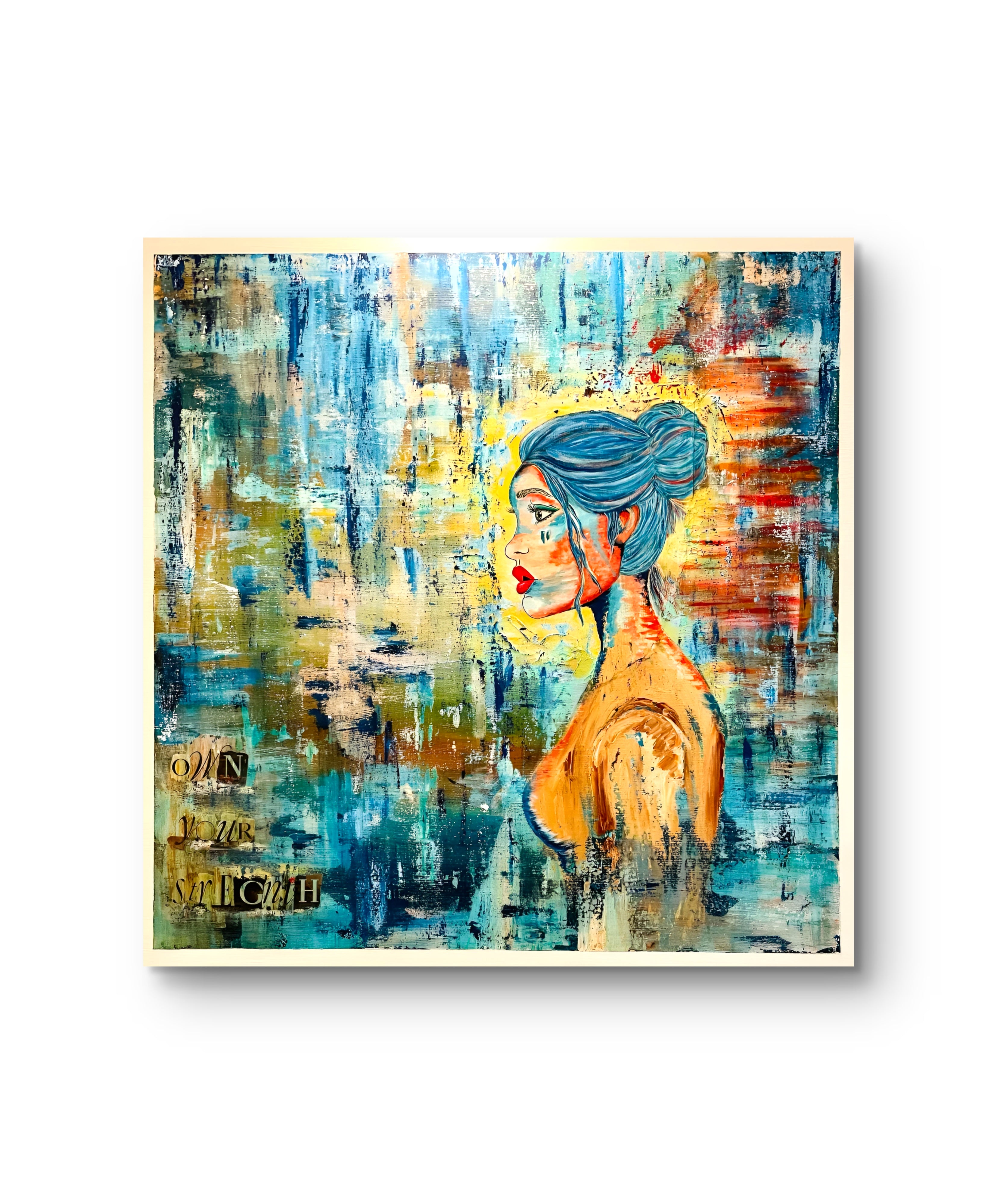 Set Fire to the Rain | XL Original Stretched Canvas