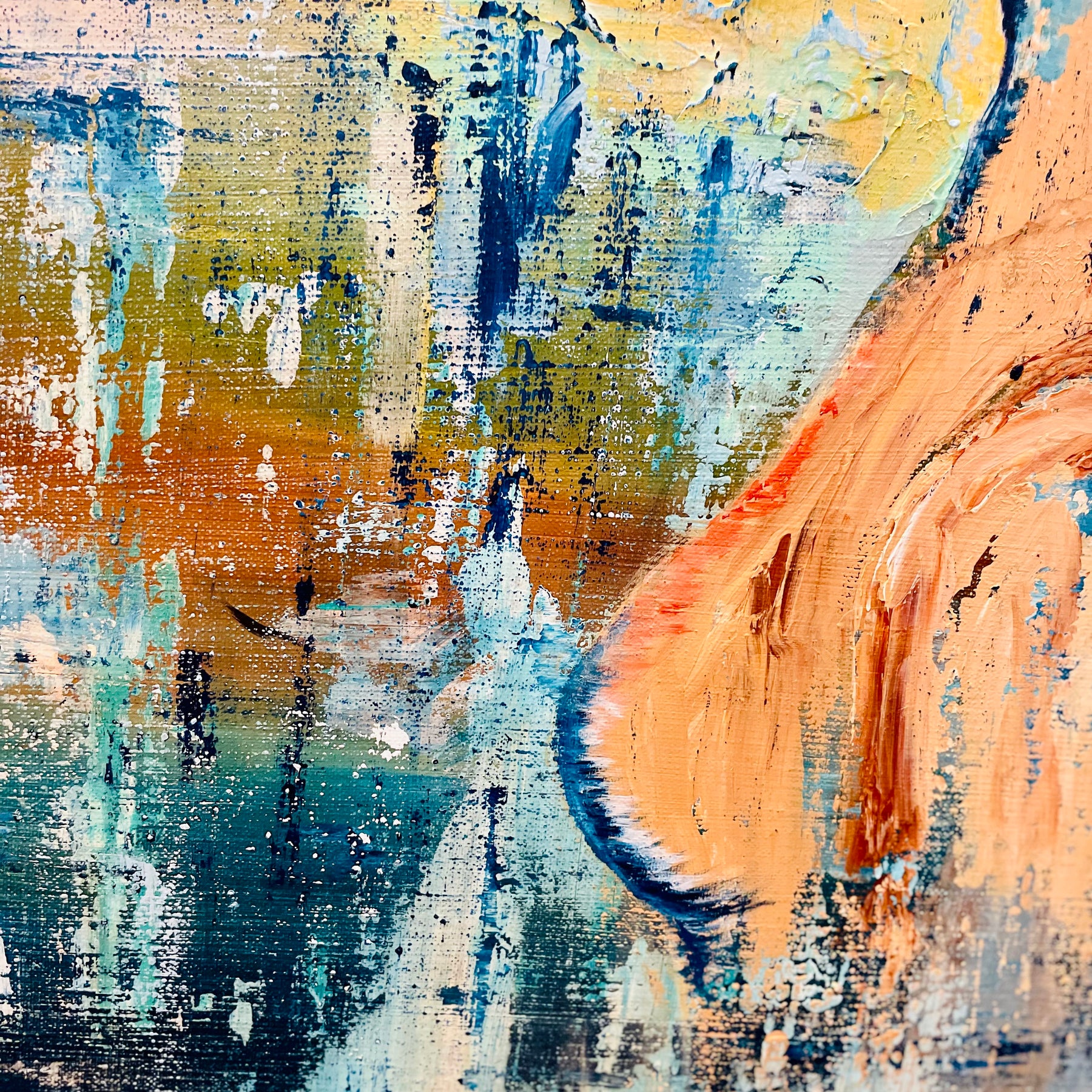 Set Fire to the Rain | XL Original Stretched Canvas
