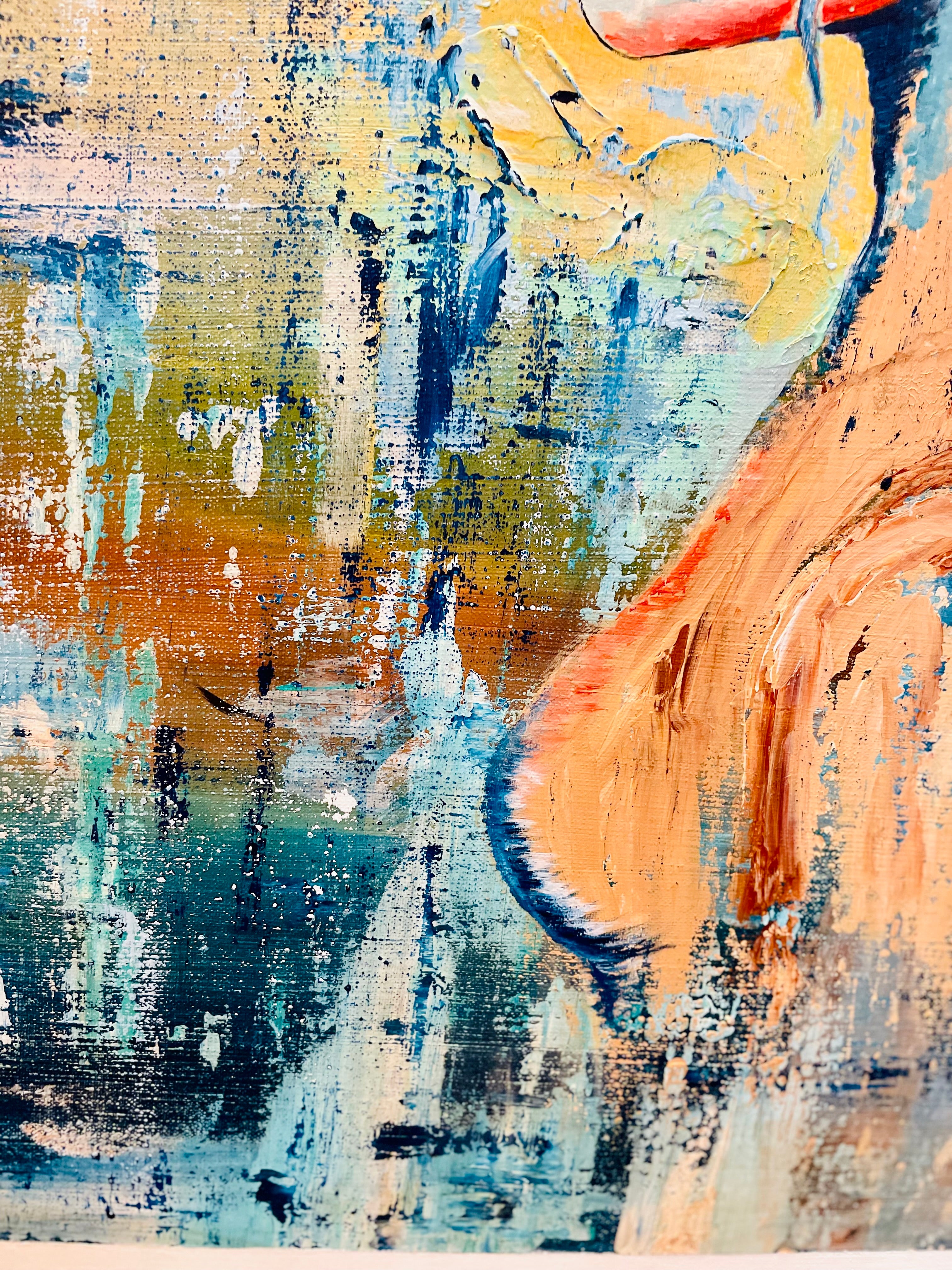 Set Fire to the Rain | XL Original Stretched Canvas