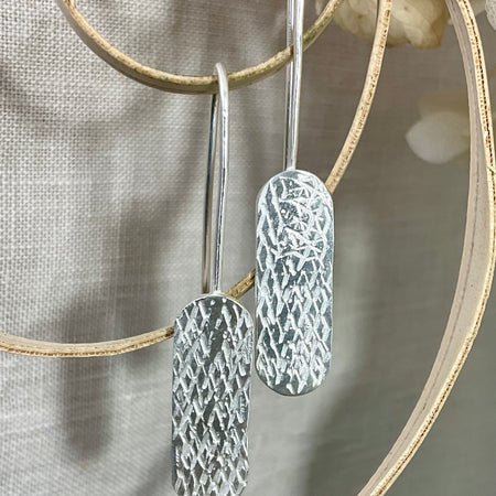 Argentium silver earrings. Handmade 4 styles
