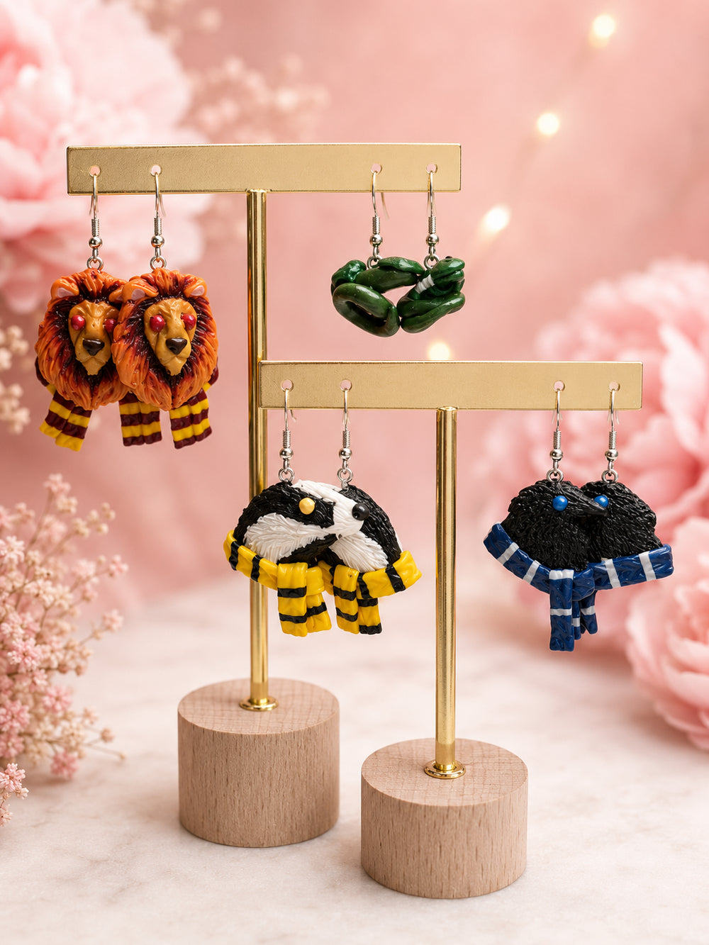 Handcrafted Magical house Earrings
