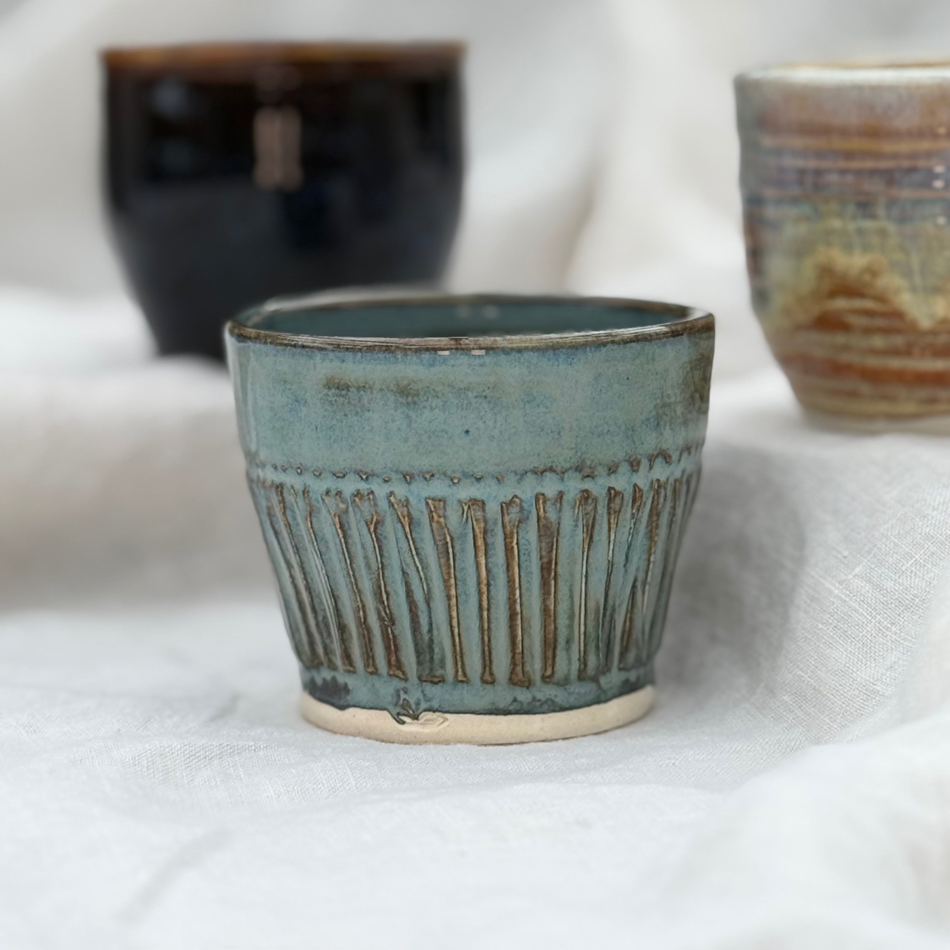 Ceramic Tumbler | Wheel Thrown Ceramic Cup | 250ml | 8oz | Australian Pottery