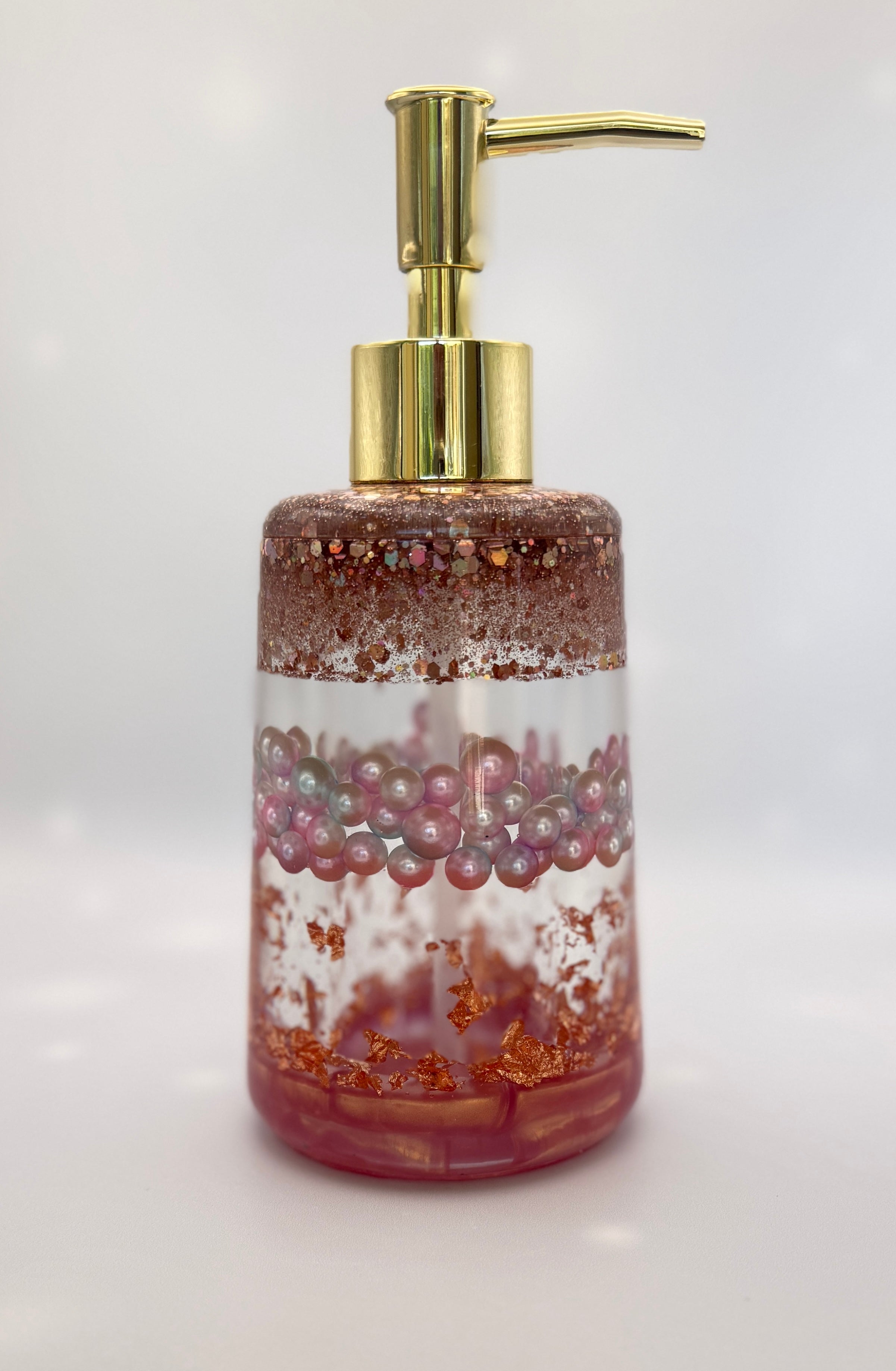 Resin Luxury Vanity Set - Gilded Rose Pearl