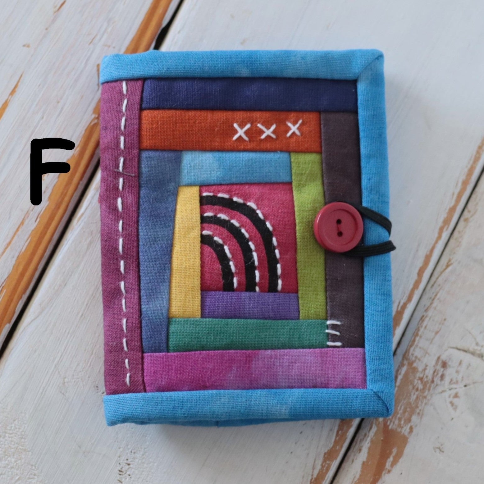 Hand Dyed Patchwork Needle Books