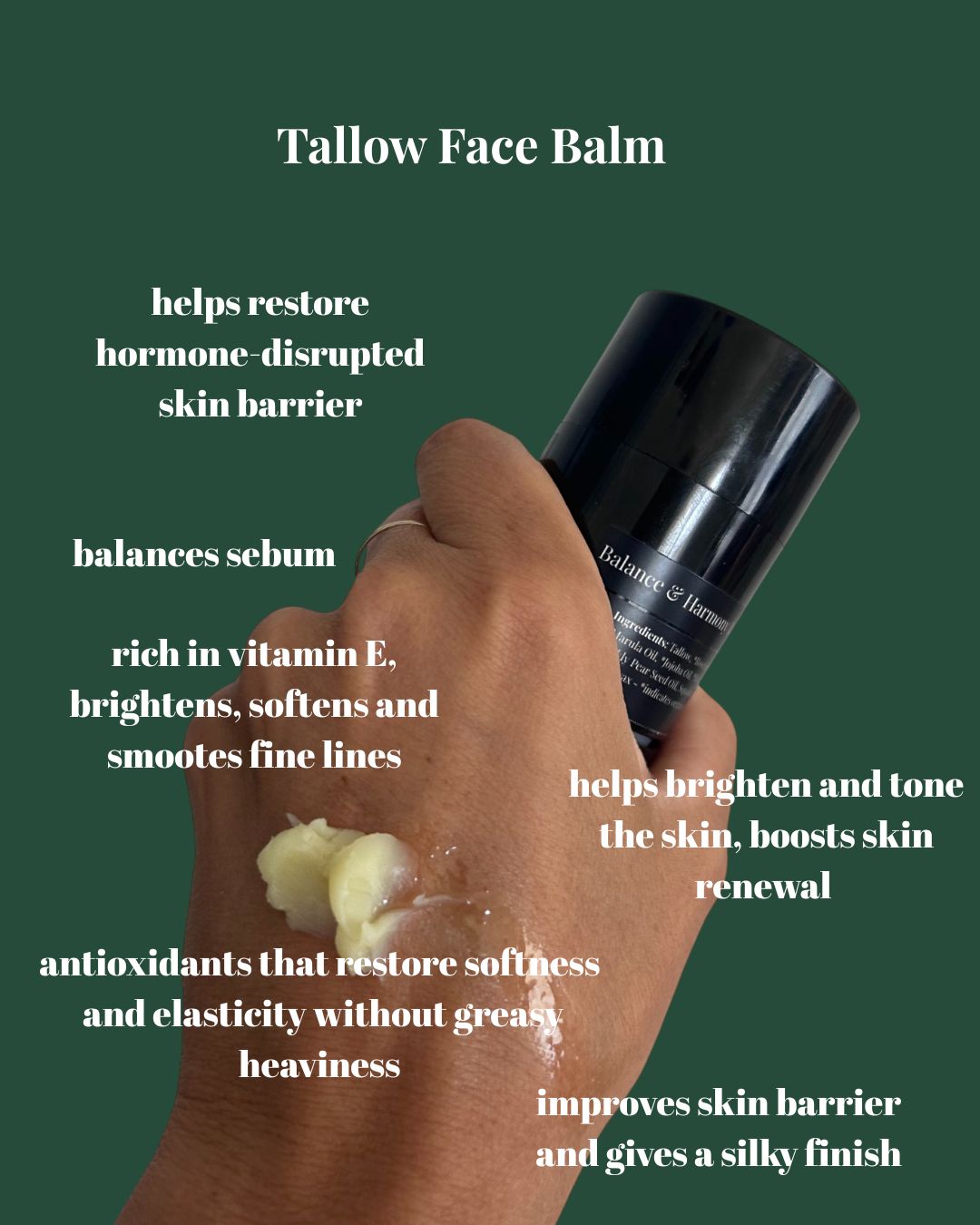 Deeply Nourishing Tallow Face Barrier Repair Balm I 50ml
