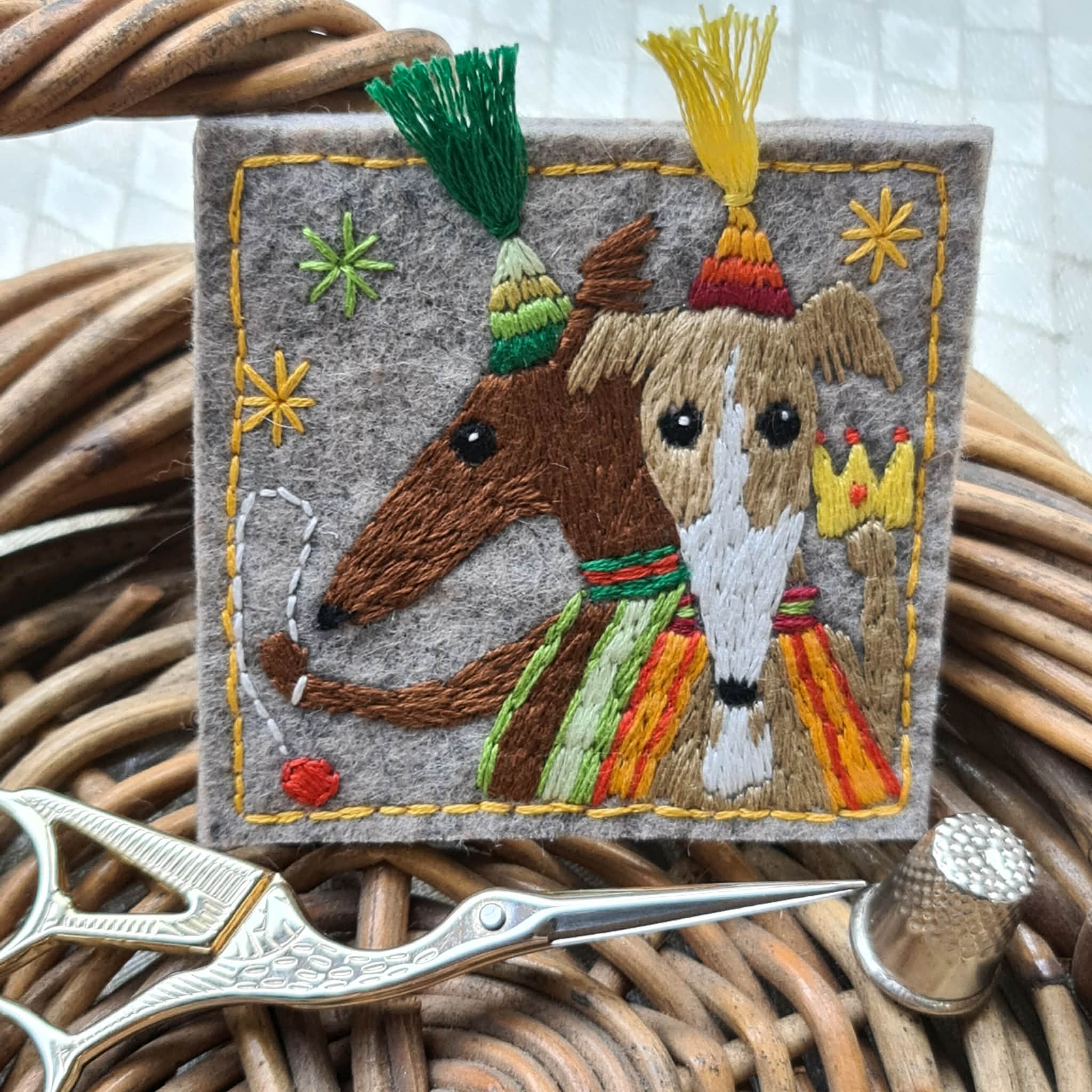 Brozoi Boys Embroidered Wall Art