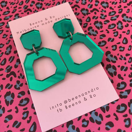 Mirror Green Party dangles