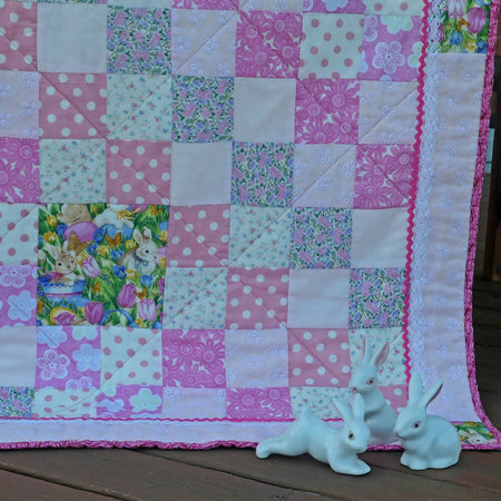 cot and play-time quilt. 