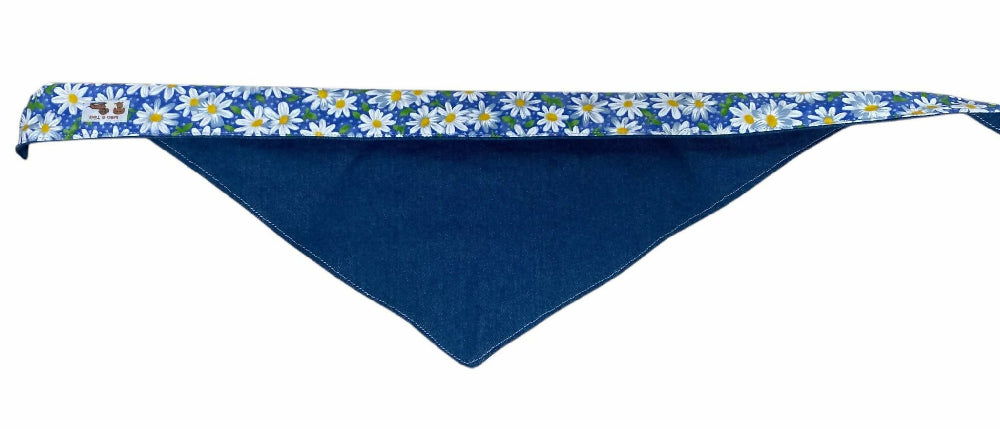 Blue denim daisy 2