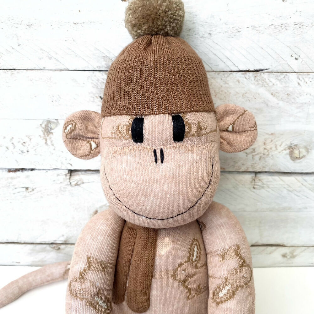 Benson-Sock Monkey-Easter-soft toy-2