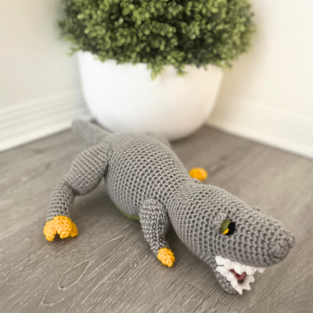 Handmade Crochet T-Rex Dinosaur