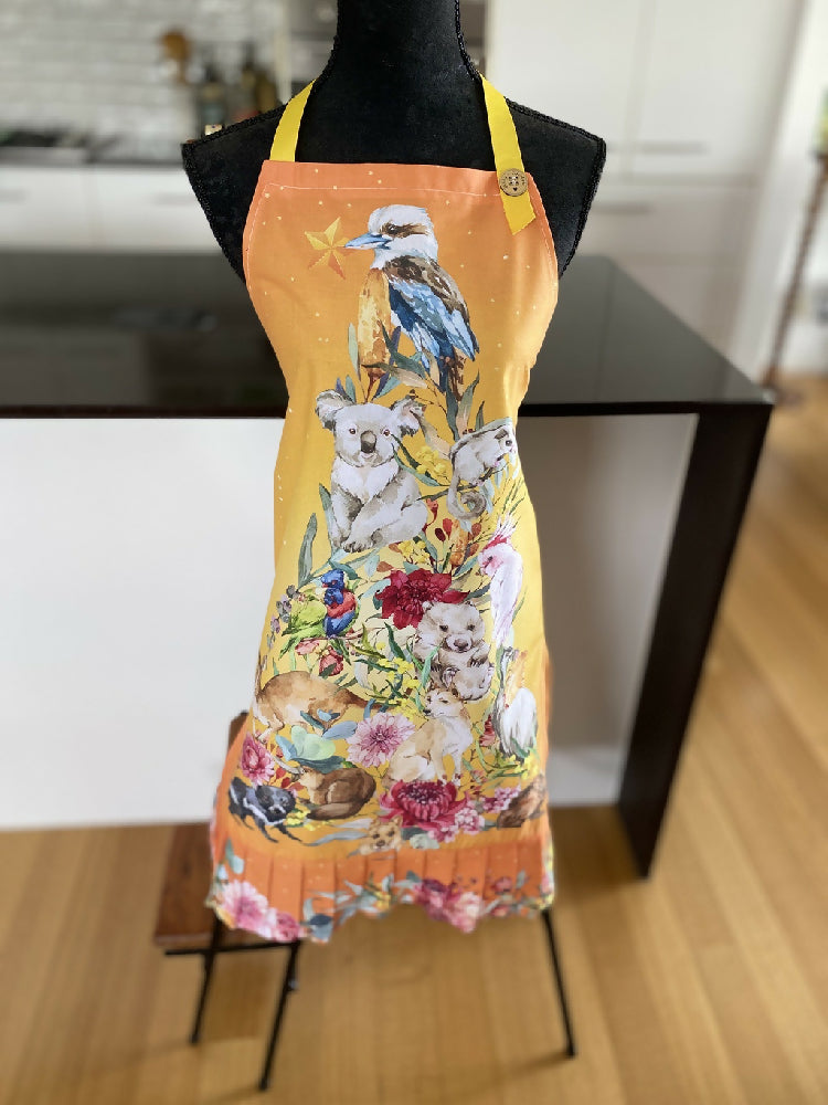 3Australian animals Christmas apron