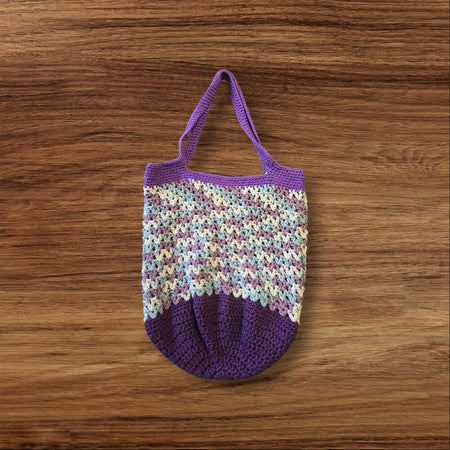 Purple/Blue Tones Eco-Friendly Market Bag