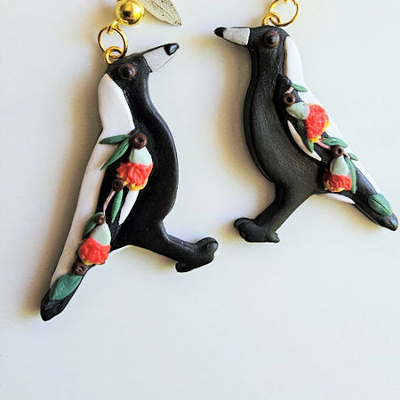 Magpie Dangle Earrings