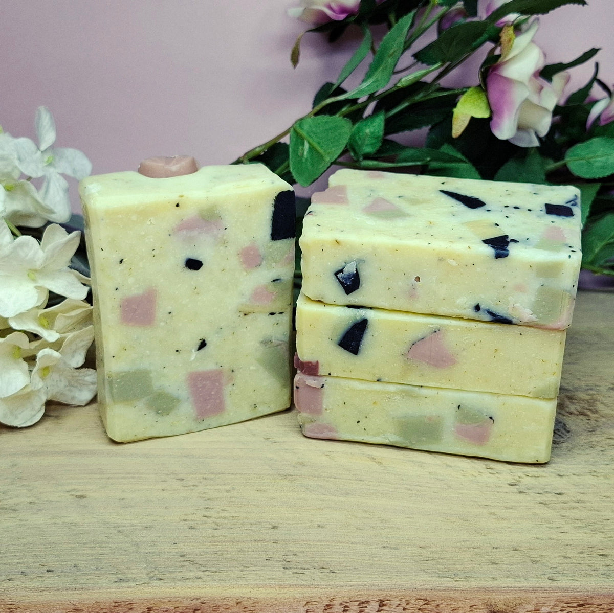First Date -  Palamrosa and geranium handmade soap