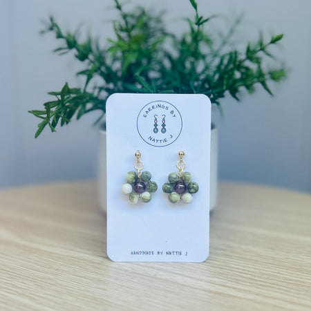 'Daisy Daisy' Daisies on studs Boho Gold