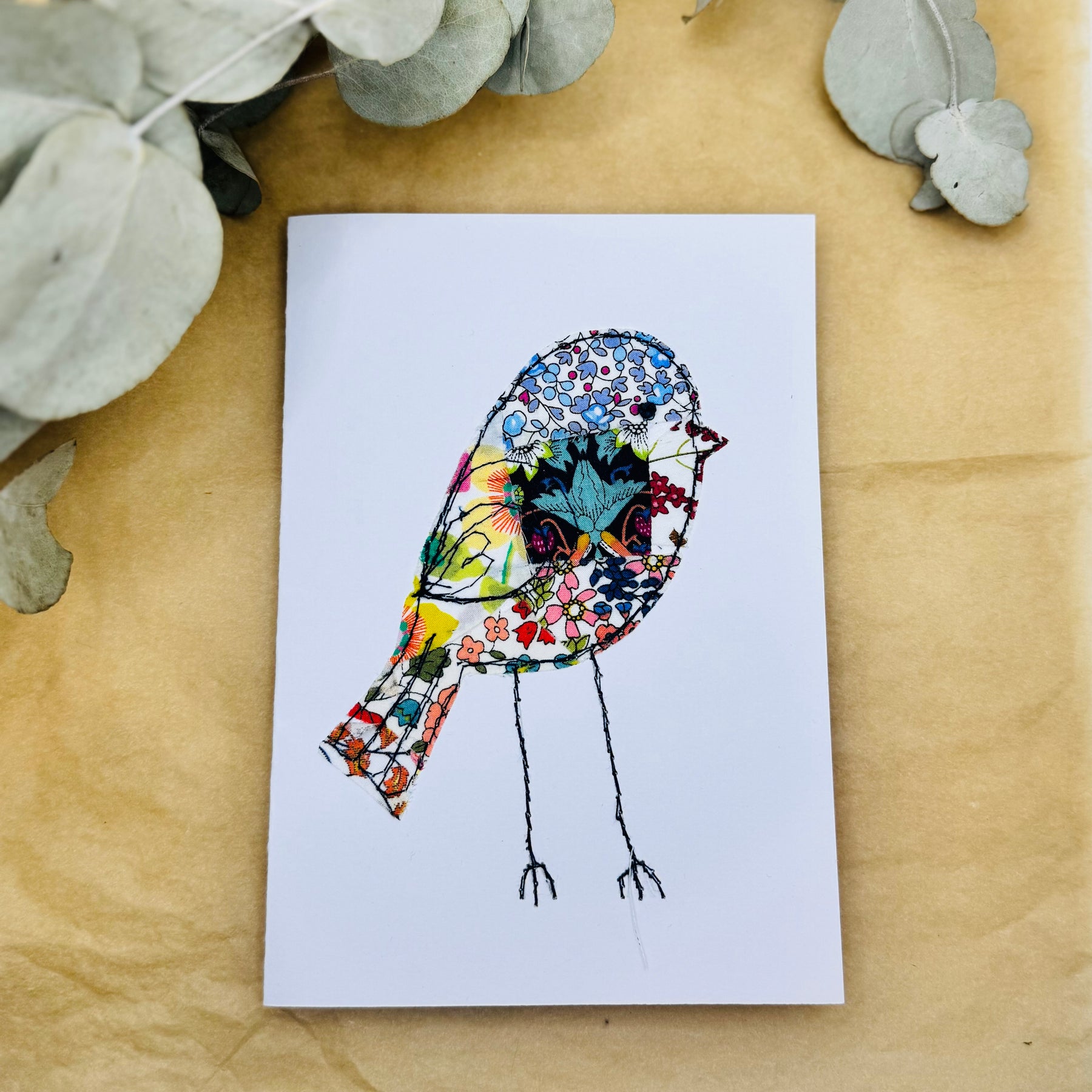 Upcycled handmade animal cards