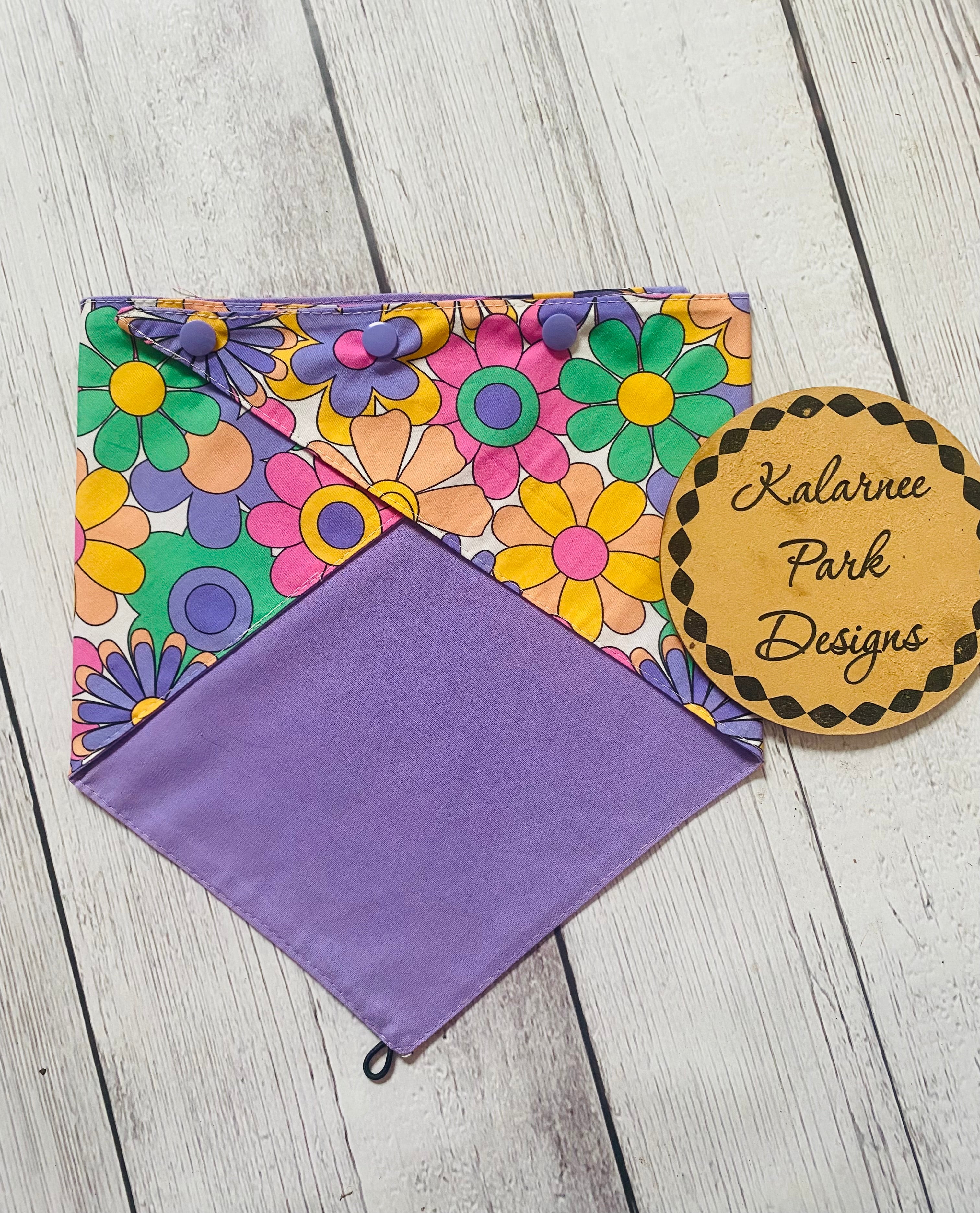 Ladies Reversible Sun Safe Neck Scarf Floral Collection