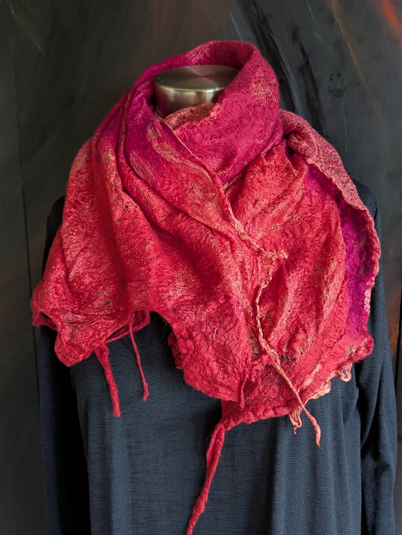 Shawl-Nuno Felt-Kiss Me-Merino and Silk