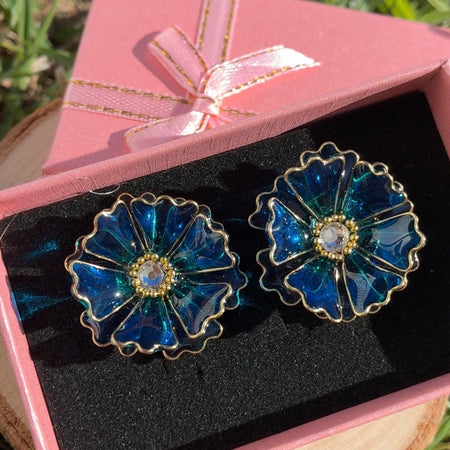 Flower earrings