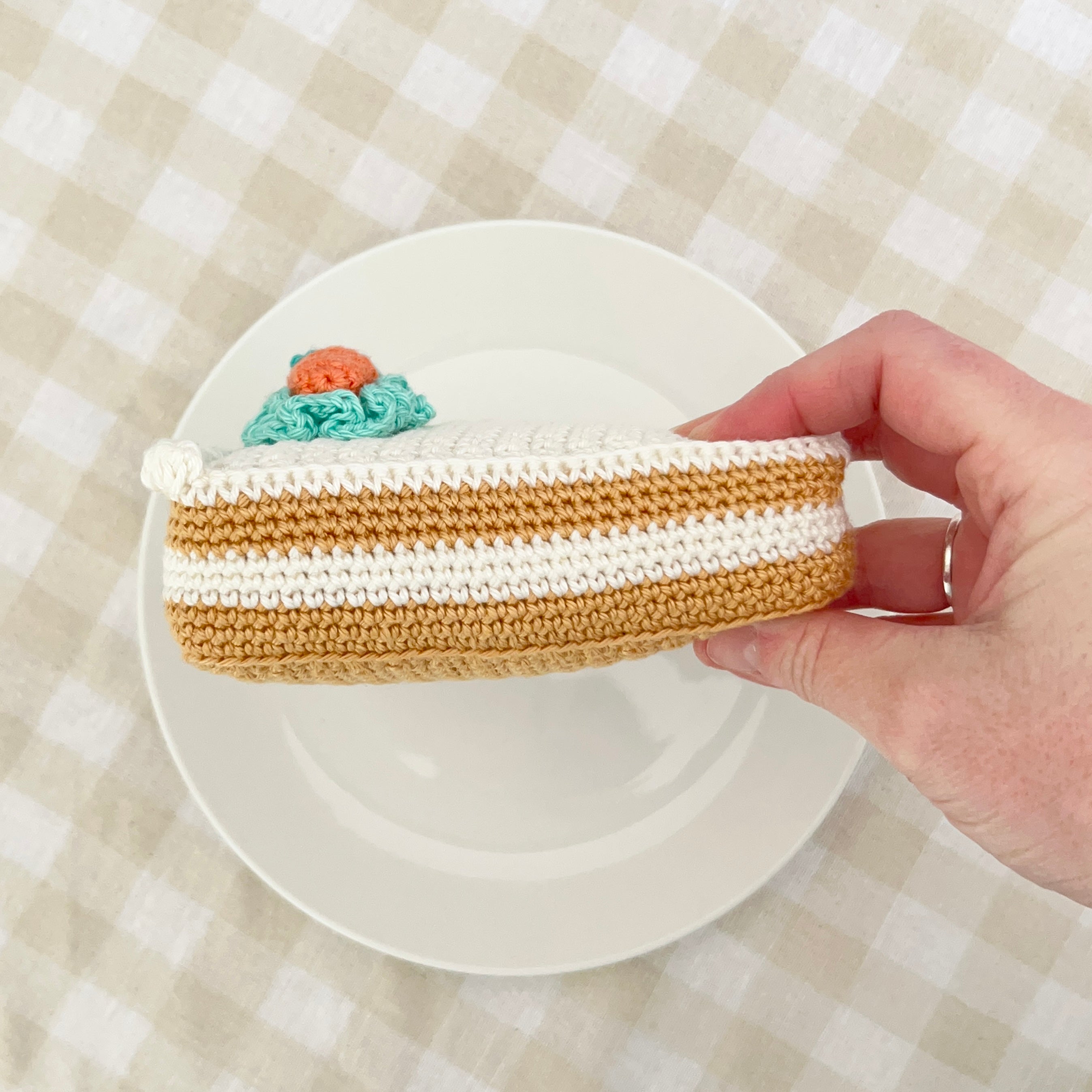Crochet Cake Slice | Aussie Bakery Collection | Various Flavours | Pretend Play Food | Made to Order