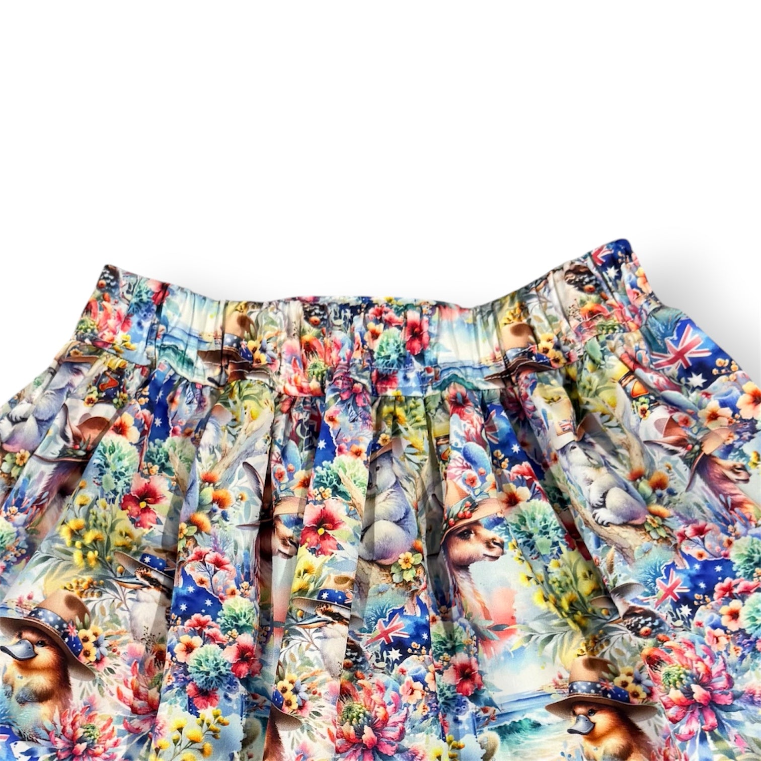 Australian Native Animals Floral Skirt – Sizes 4 & 5