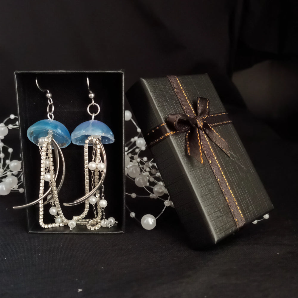 Iridescent Jellyfish Earrings (4 colour variations)