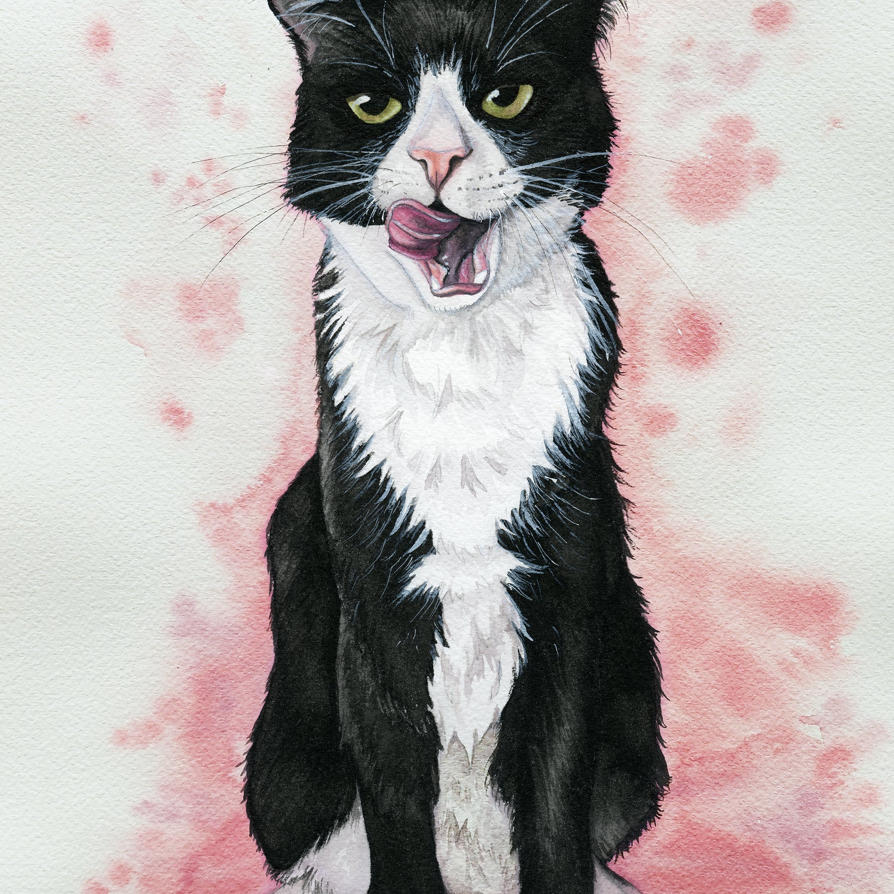 Custom Watercolour Pet Portrait – Hand-Painted with Love