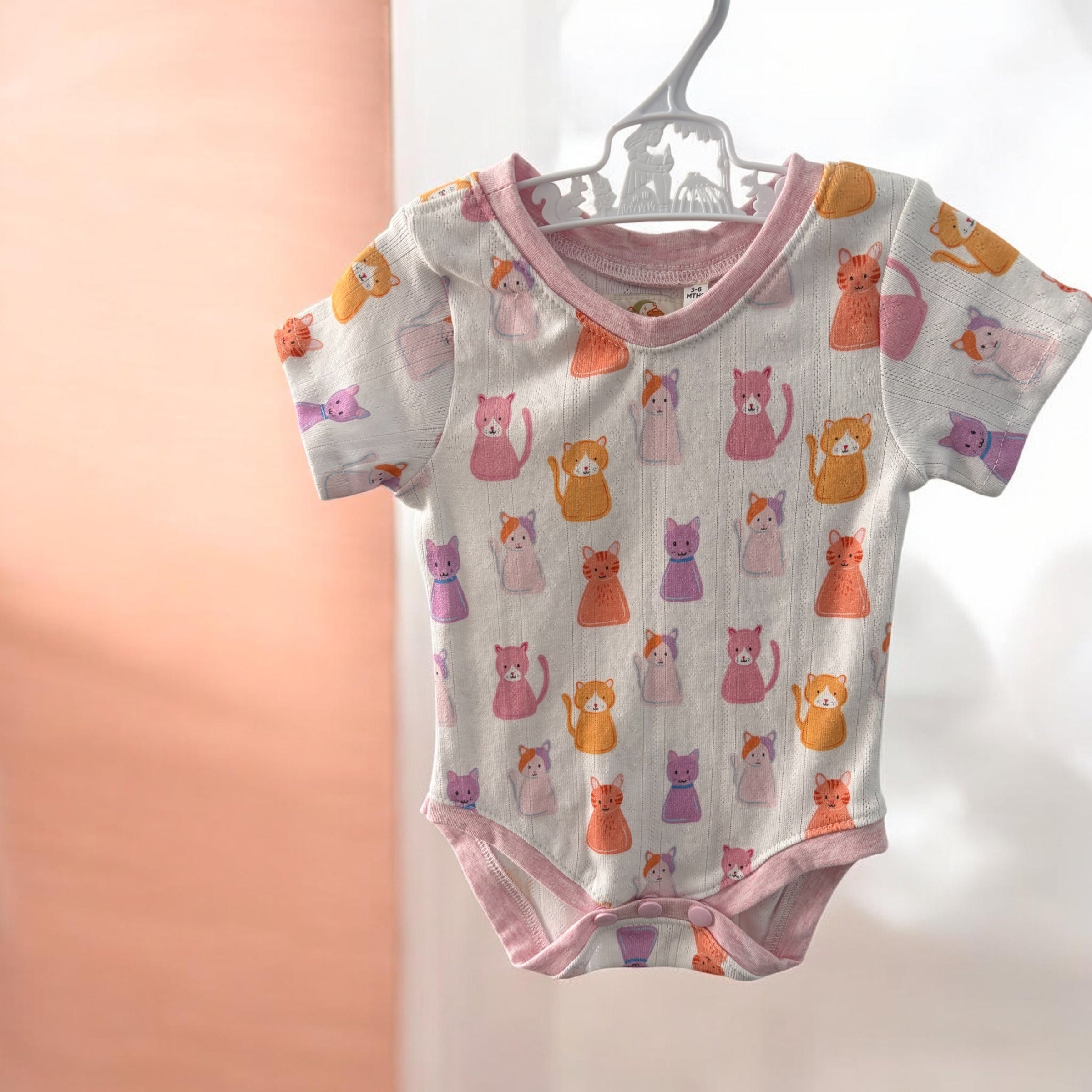Kitty Puss short sleeve Onesie