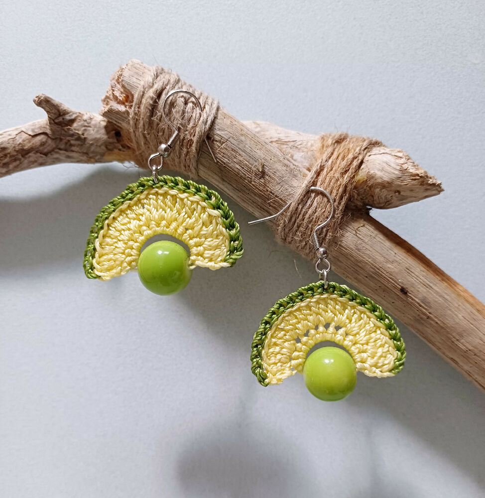 Summer Fun Earrings - Lime and Lemon