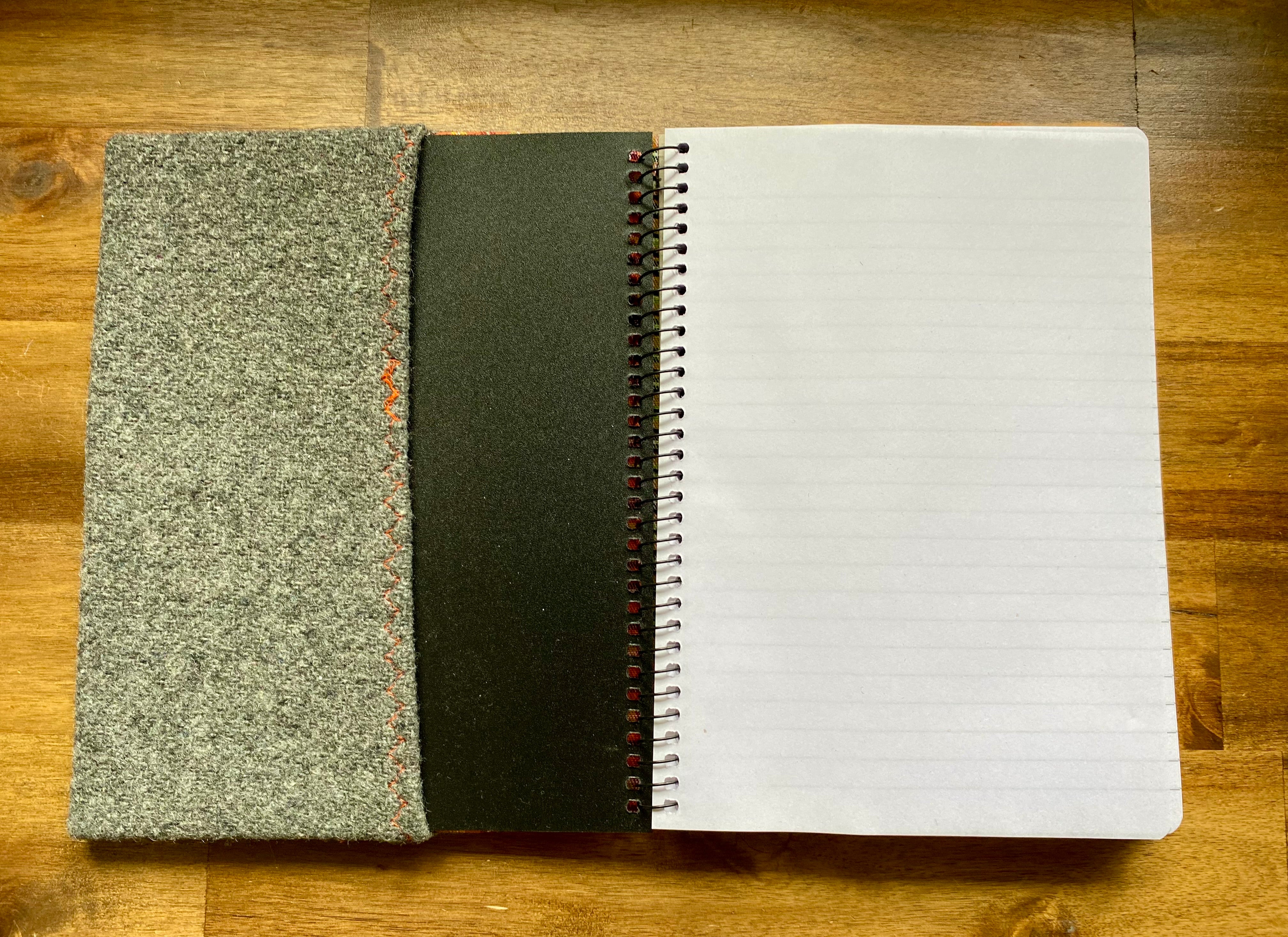 A5 Upcycled Notebook Fox