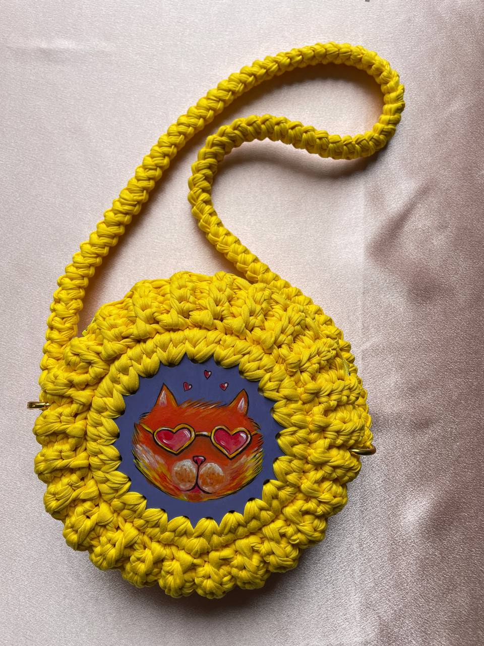 Custom art bag | Crochet with unique artwork