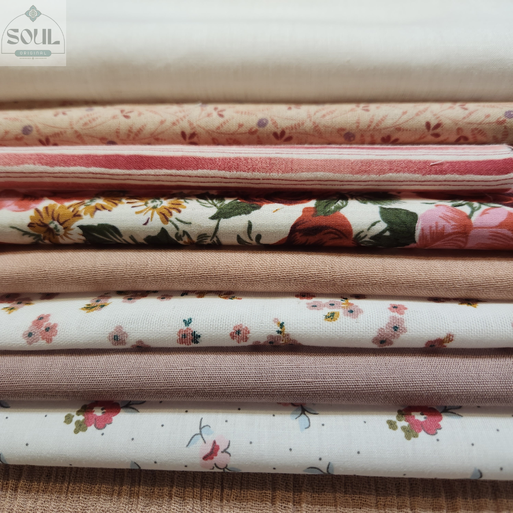 Slow Stitch Bundle - Pretty Pinks