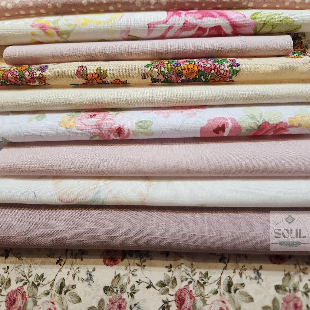 Slow Stitch Bundle - Pretty Pinks