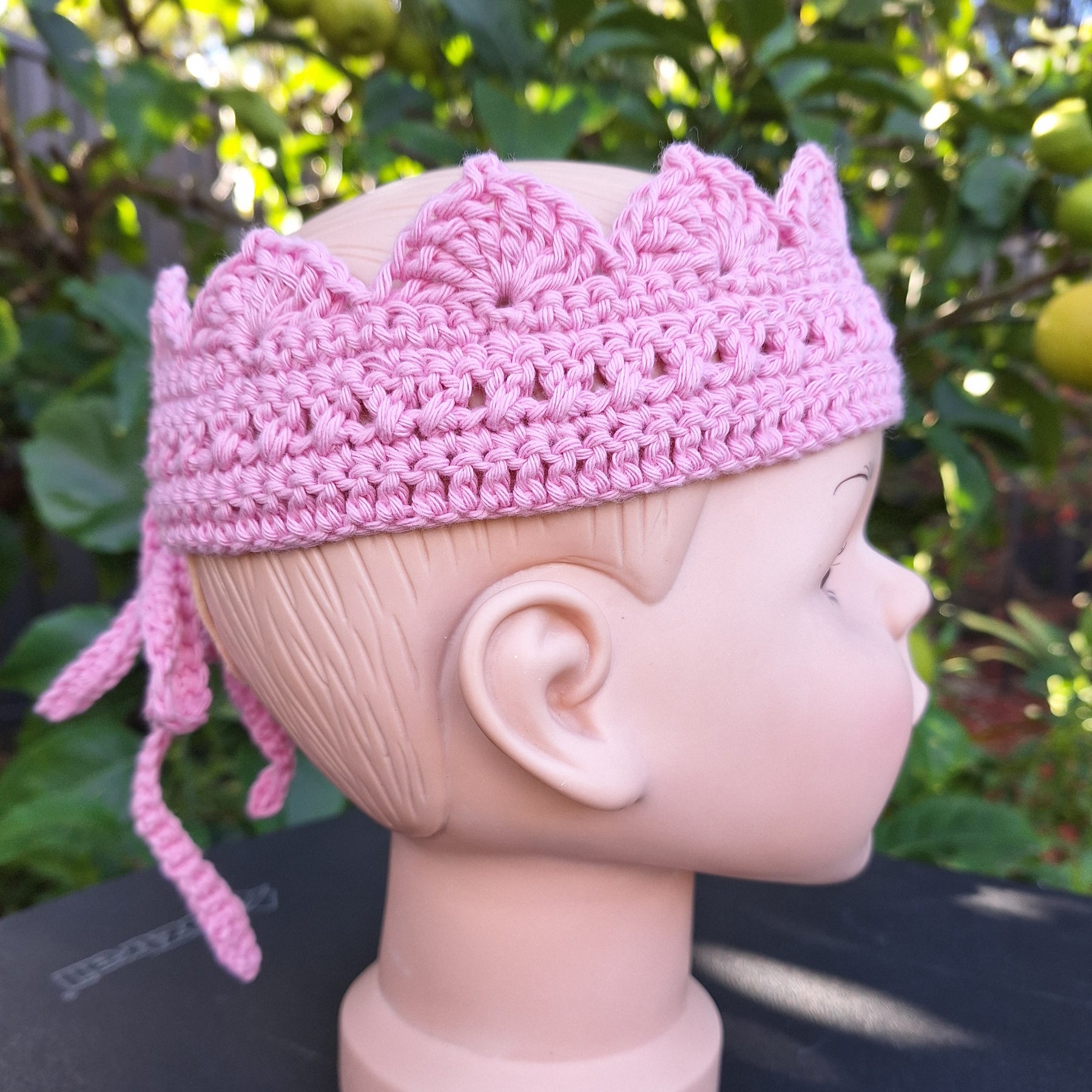 Handmade Adjustable Crochet Crowns