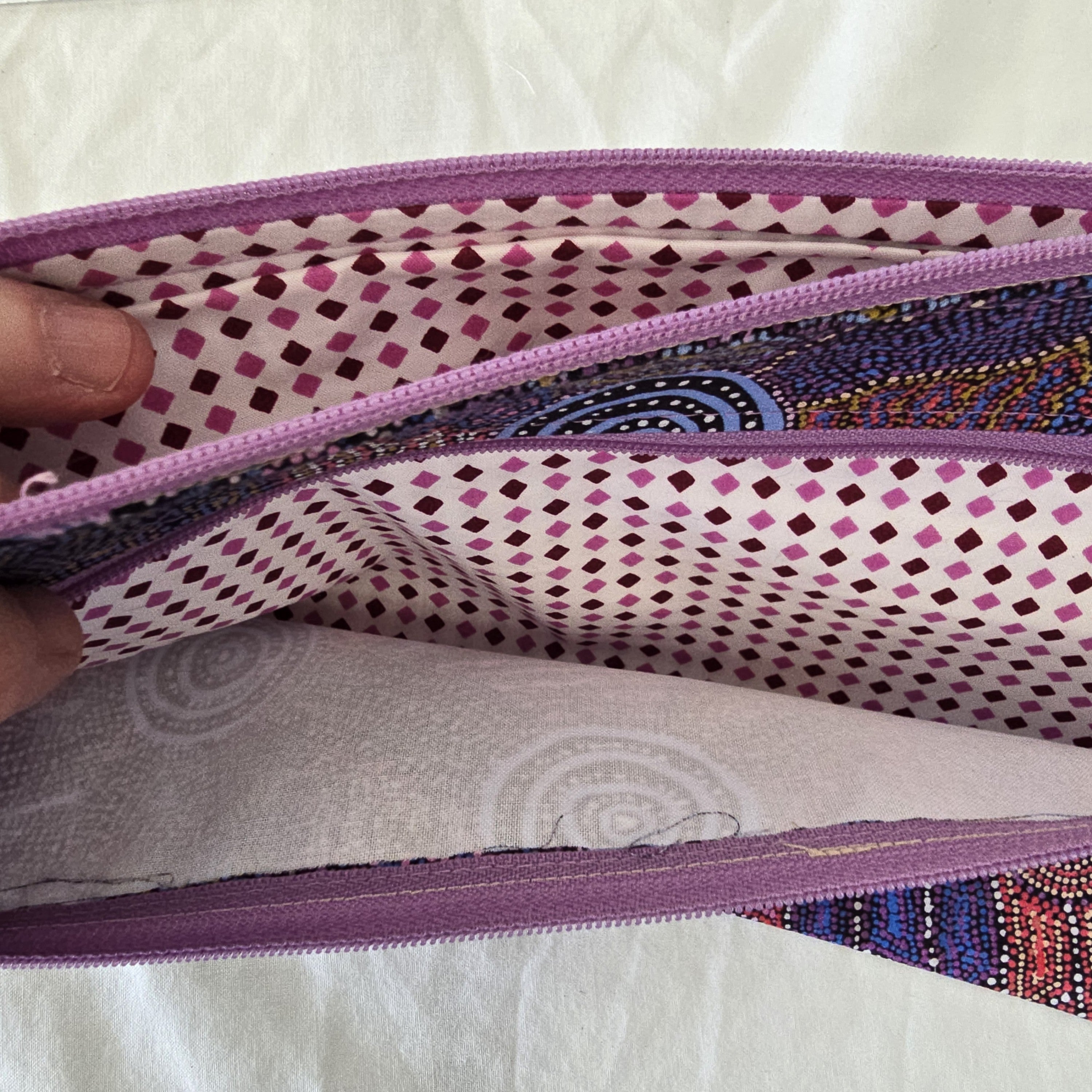 Handmade | Pencil Case | Double Zippered | Indigenous Design