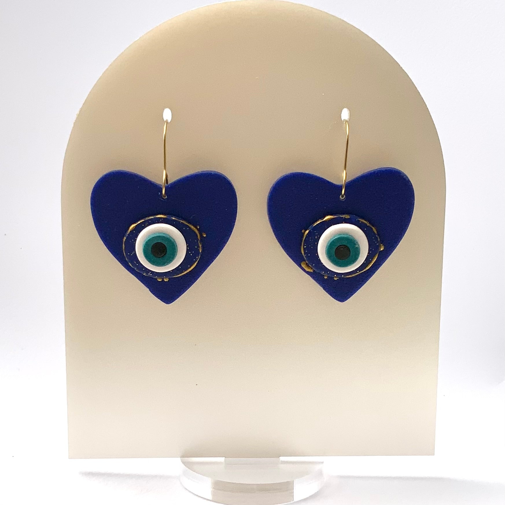 The Watchful Eye Talisman Earrings | Handmade Polymer Clay Earrings