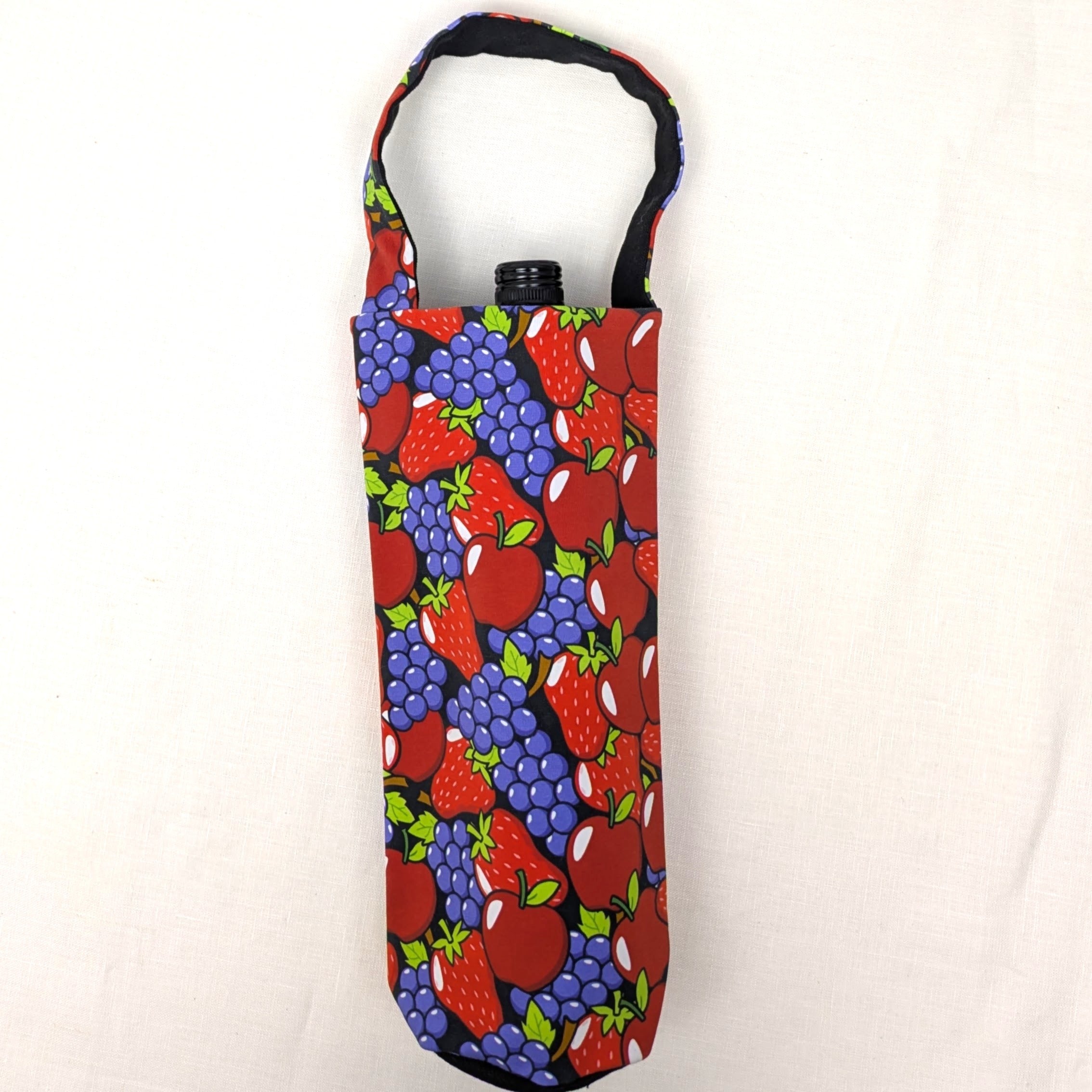 Handmade Wine Bottle Carry Bag | Reusable Gift Bag | by Wattle Acres