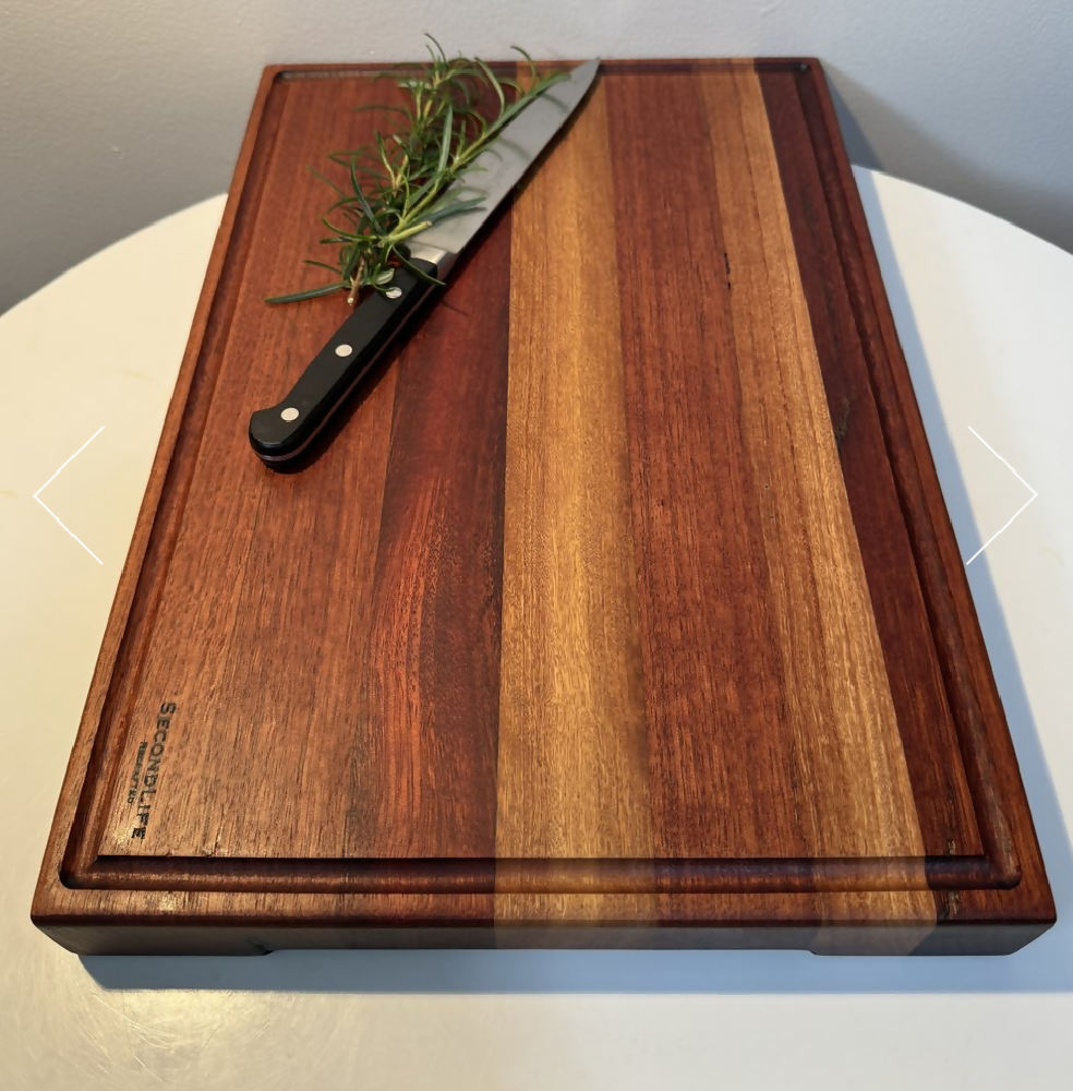 Recycled Hardwood Cutting Board - Wooden Chopping Board 2