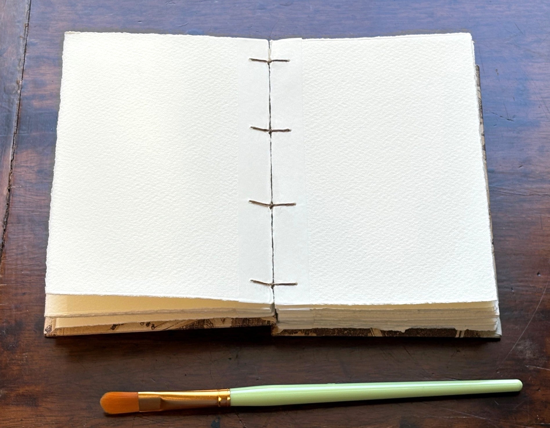 Mini Watercolour Sketchbook, Lay Flat Travel Size