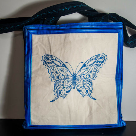 Turquoise Butterfly Bag