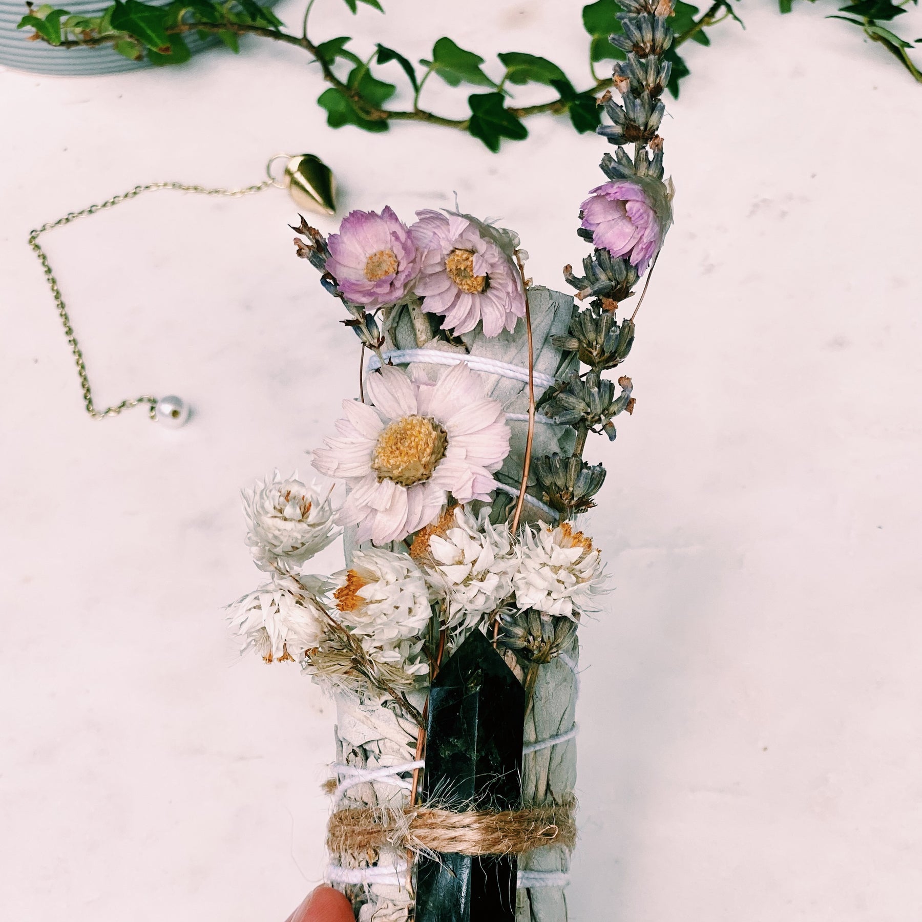 Crystal Smudge Stick