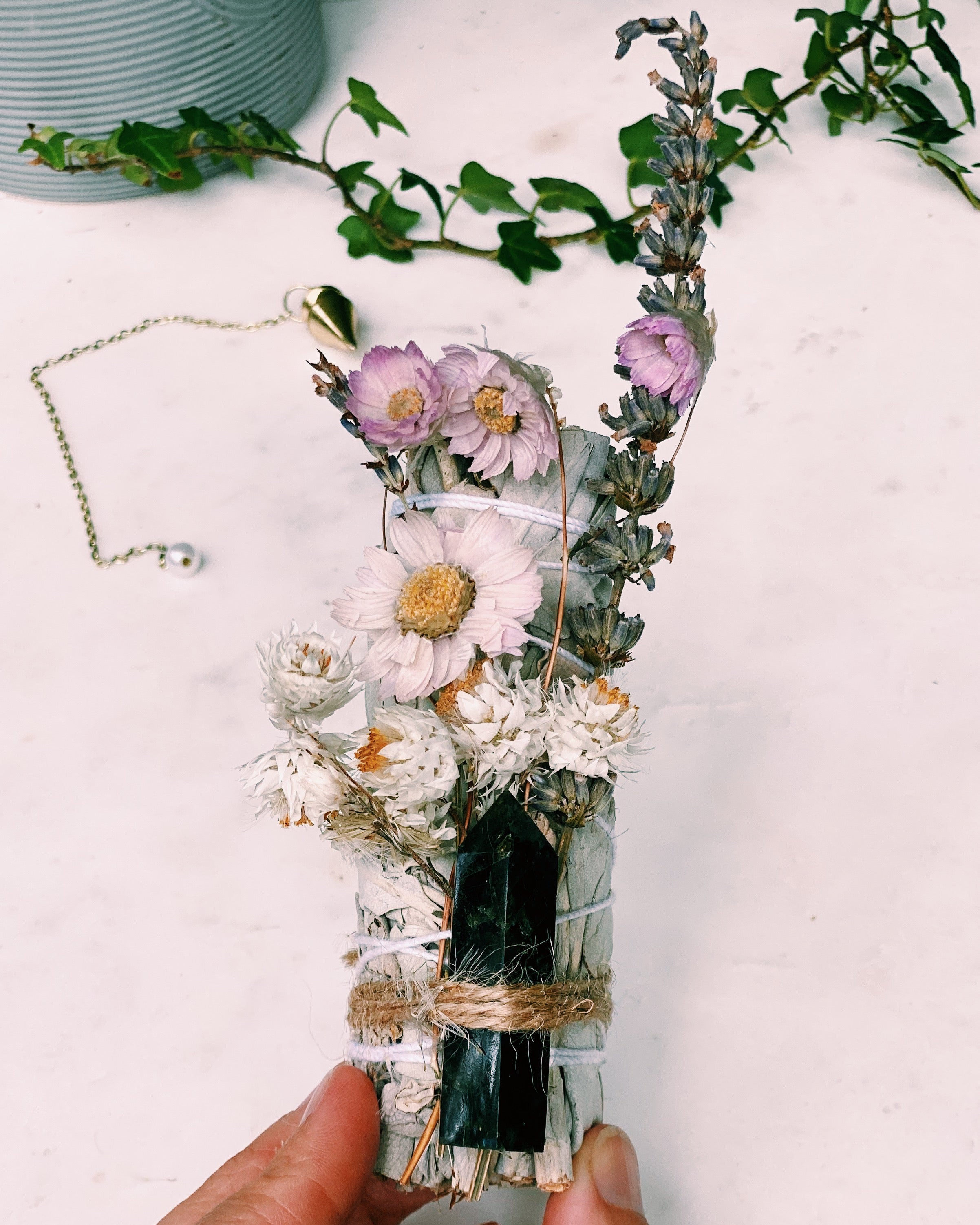 Crystal Smudge Stick