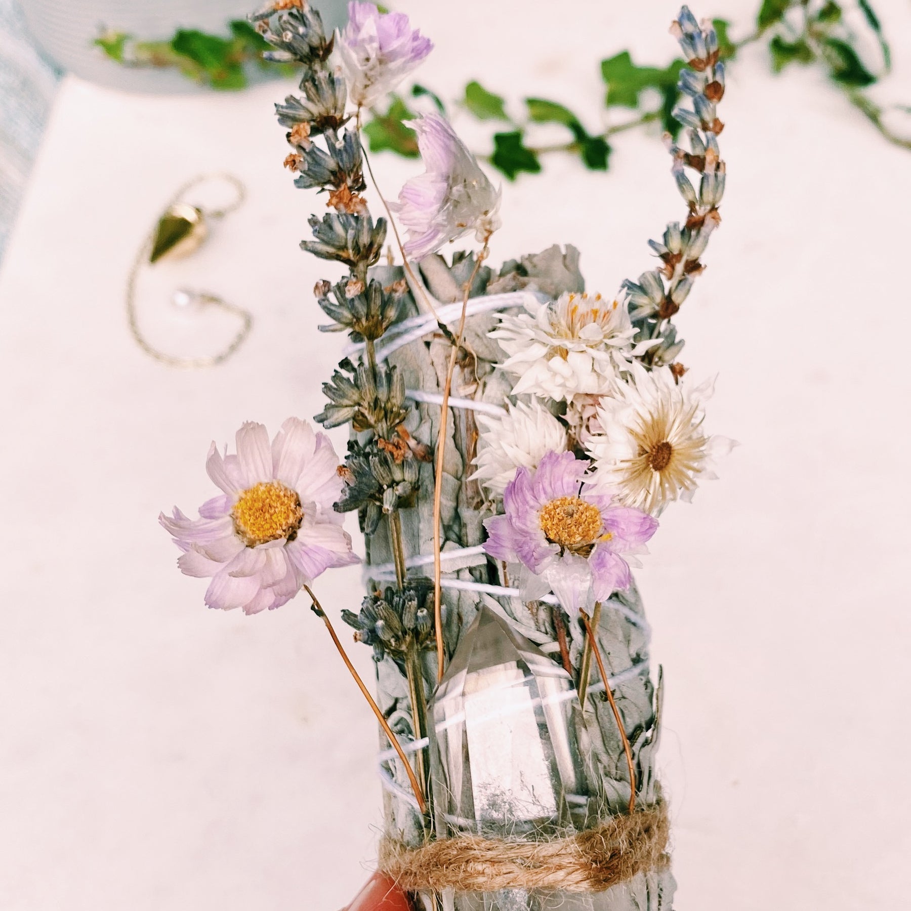 Crystal Smudge Stick