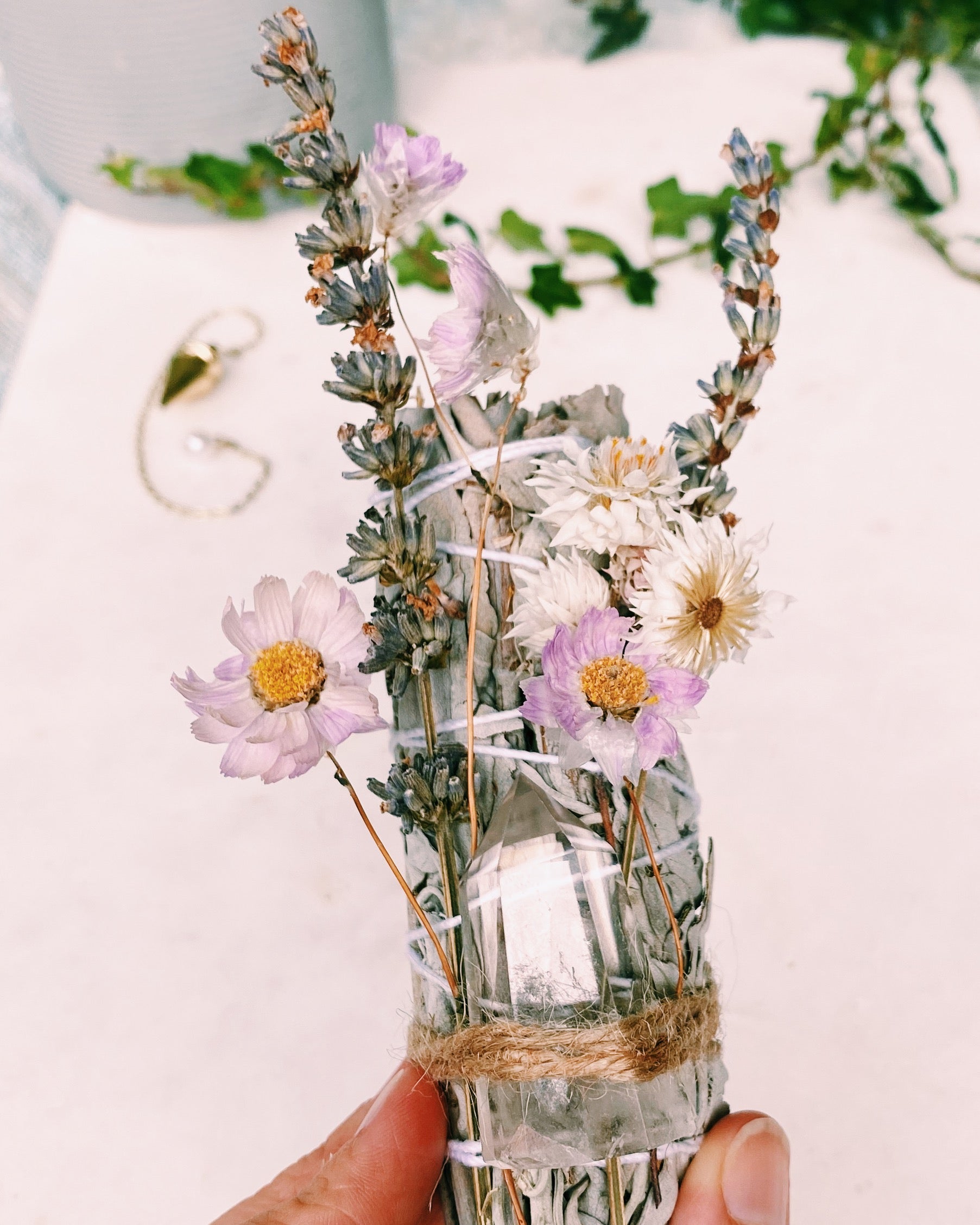 Crystal Smudge Stick